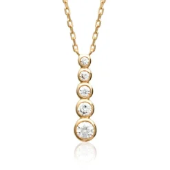 Maison de la Bijouterie Collier femme pendentif oxyde zirconium UWZWY345 | Femme Collier Et Pendentif