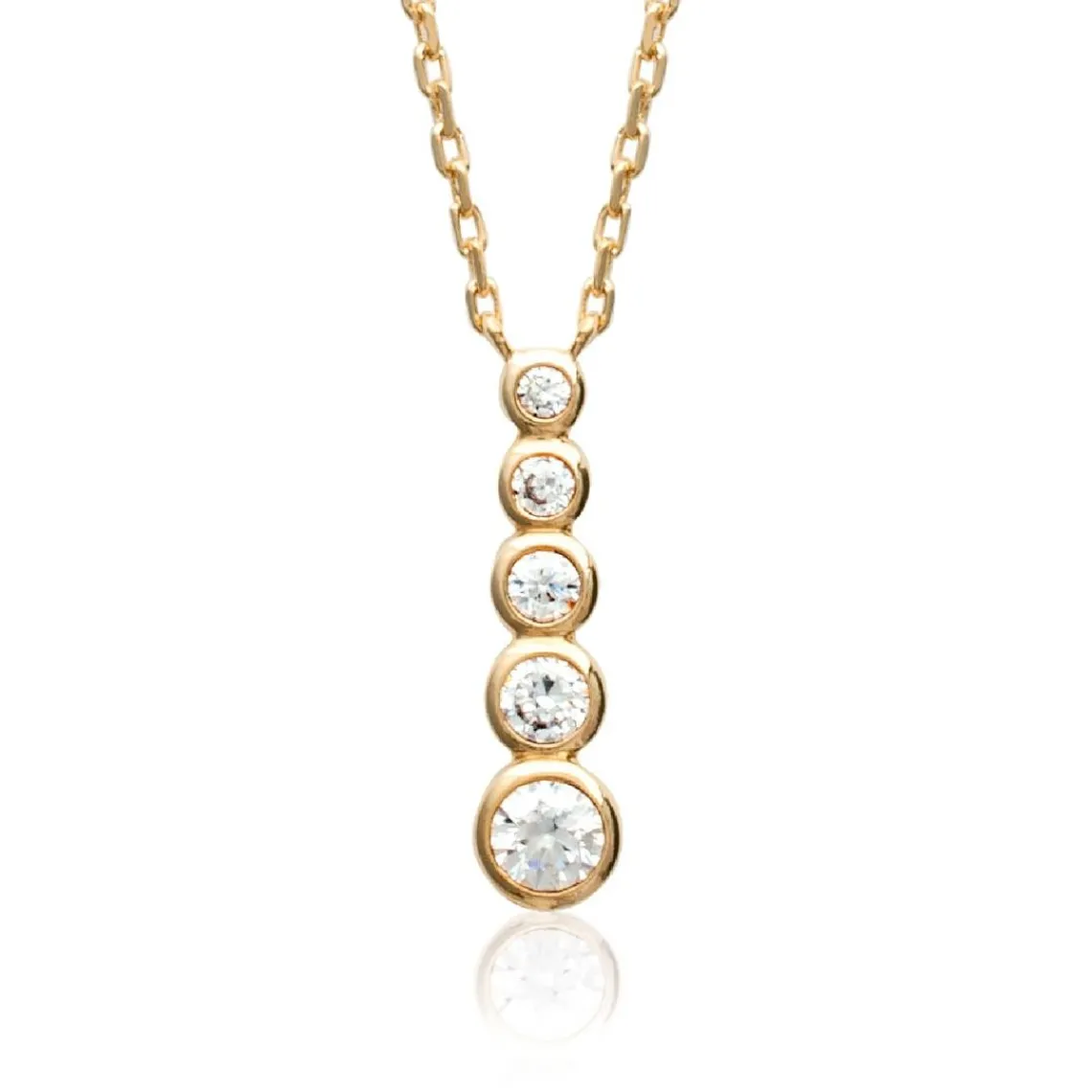 Maison de la Bijouterie Collier femme pendentif oxyde zirconium UWZWY345 | Femme Collier Et Pendentif