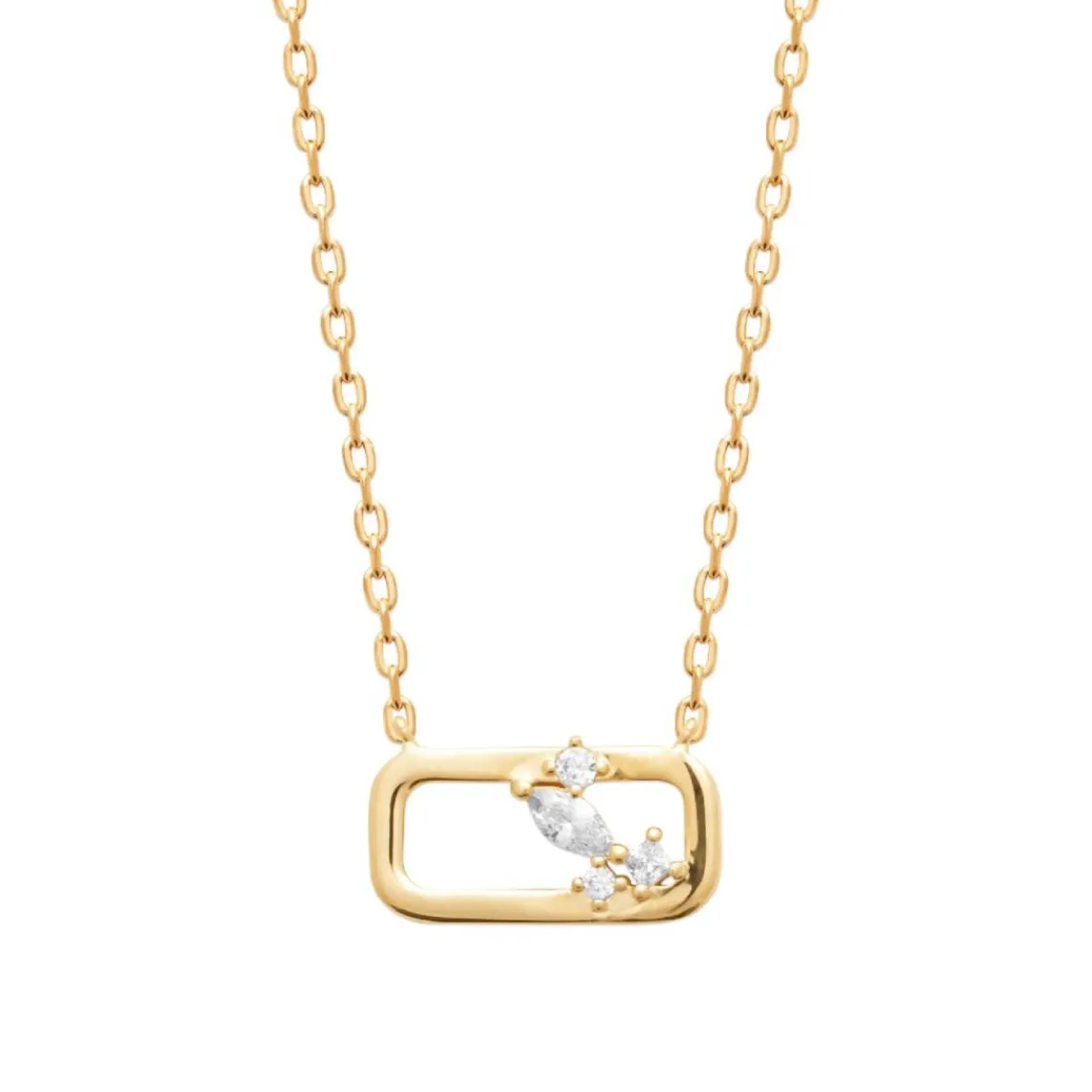 Maison de la Bijouterie Collier femme pendentif oz plaqué or UW404645 | Femme Collier Et Pendentif