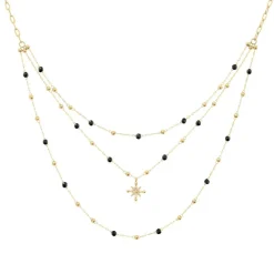 Pierre Lannier Bijoux Collier Femme Australe - BJ22A8231 Acier Doré | Femme Collier Et Pendentif