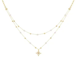Pierre Lannier Bijoux Collier Femme Australe - BJ22A4251 Acier Doré | Femme Collier Et Pendentif