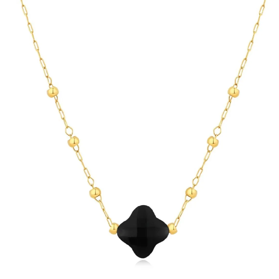 Pixies Bijoux Collier Femme Bonheur - PNS0049-1BKO Acier | Femme Collier Et Pendentif