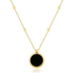 Pixies Bijoux Collier Femme Coco - PNS0007-1BKO Acier | Femme Collier Et Pendentif