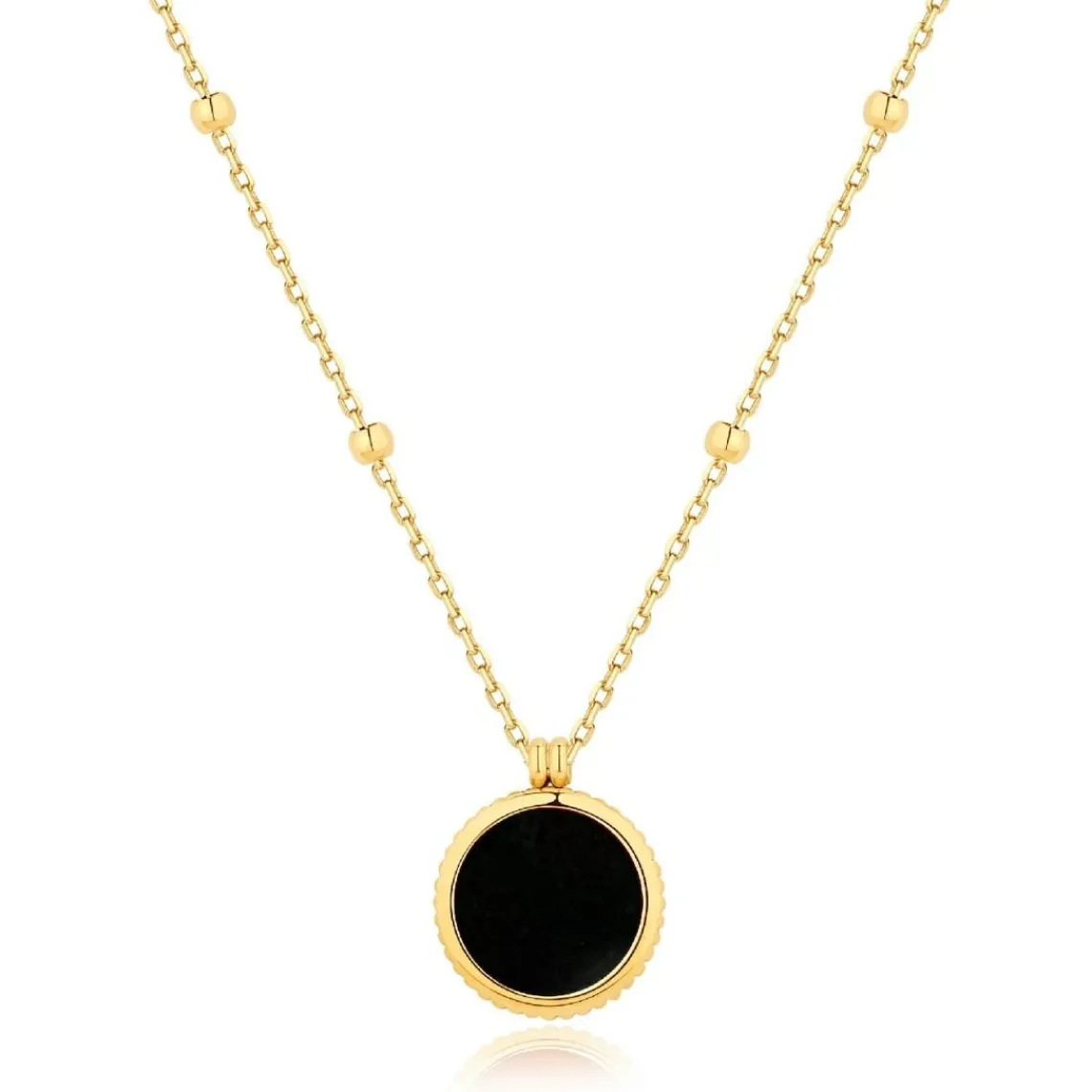 Pixies Bijoux Collier Femme Coco - PNS0007-1BKO Acier | Femme Collier Et Pendentif