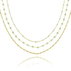 Pixies Bijoux Collier Femme - PNM0008-1GRE Acier Vert | Femme Collier Et Pendentif