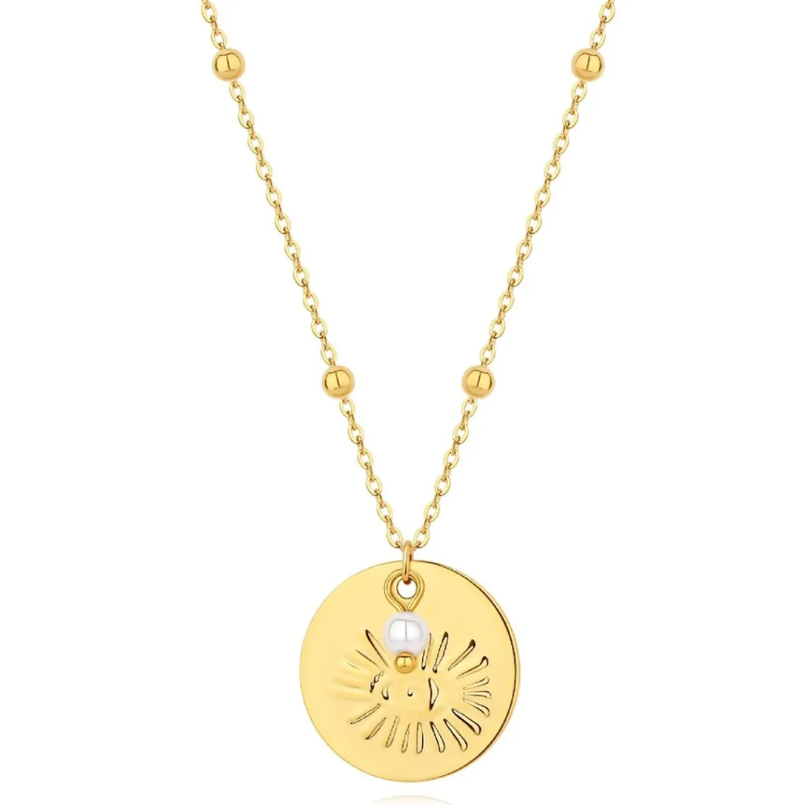 Pixies Bijoux Collier Femme - PNL0020-1WHT Acier Blanc | Femme Collier Et Pendentif