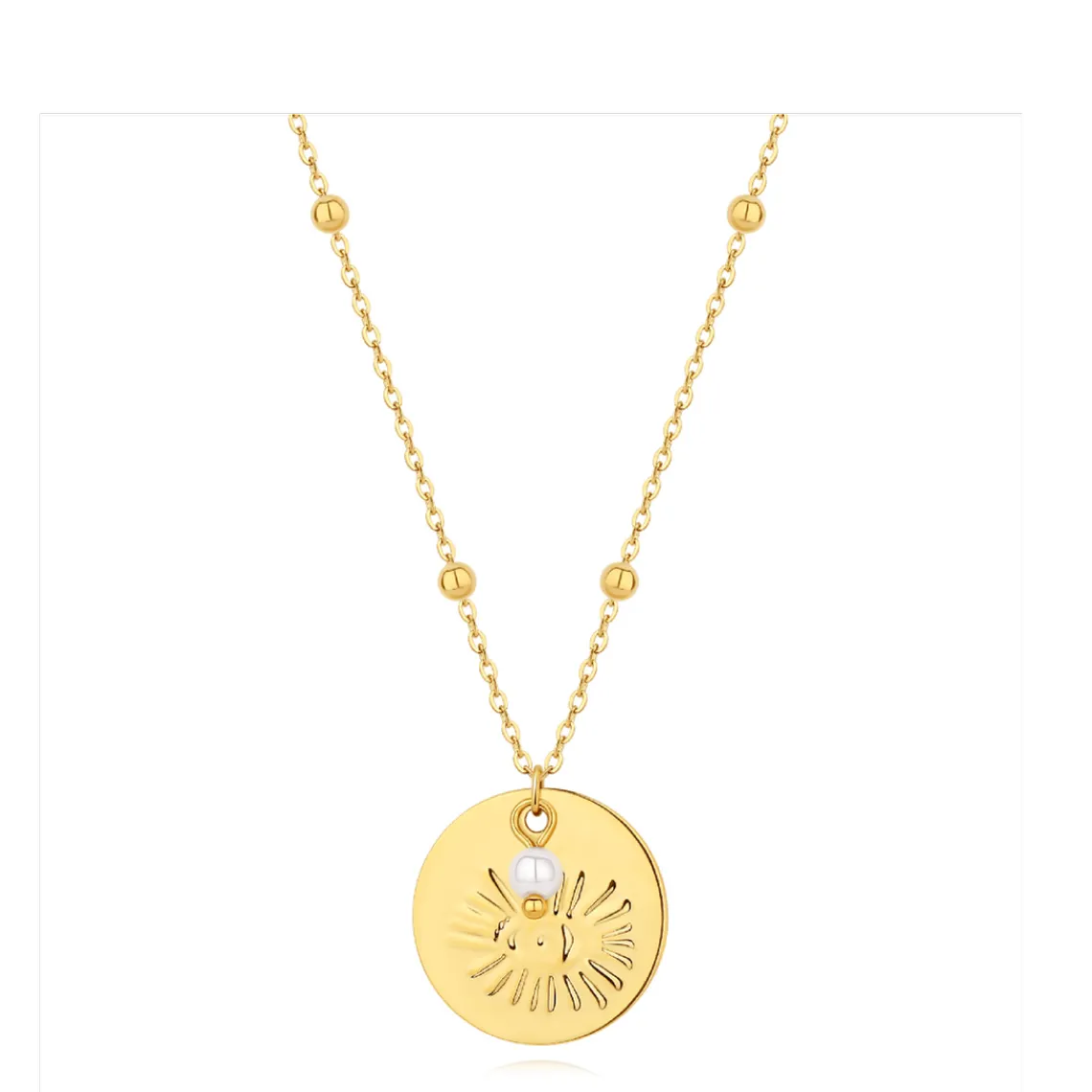 Pixies Bijoux Collier Femme - PNL0020-1WHT Acier Blanc | Femme Collier Et Pendentif