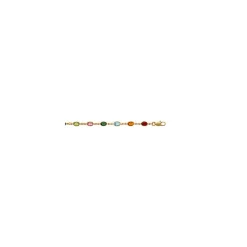 Maison de la Bijouterie Collier femme plaqué or cristal serti clos serti clos multicolor - YVW0VZ45 | Femme Collier Et Pendentif