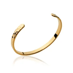 Maison de la Bijouterie Collier femme plaqué or martele - UYZ4ZU56 | Femme Bracelet