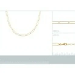 Maison de la Bijouterie Collier femme plaqué or 5,5 mm - UYZWVV45 | Femme Collier Et Pendentif