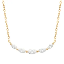 Maison de la Bijouterie Collier femme plaqué or oxyde de zirconium UW3U4V45 | Femme Collier Et Pendentif