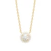 Maison de la Bijouterie Collier femme plaqué or oxydes de zirconium UW3UV045 | Femme Collier Et Pendentif