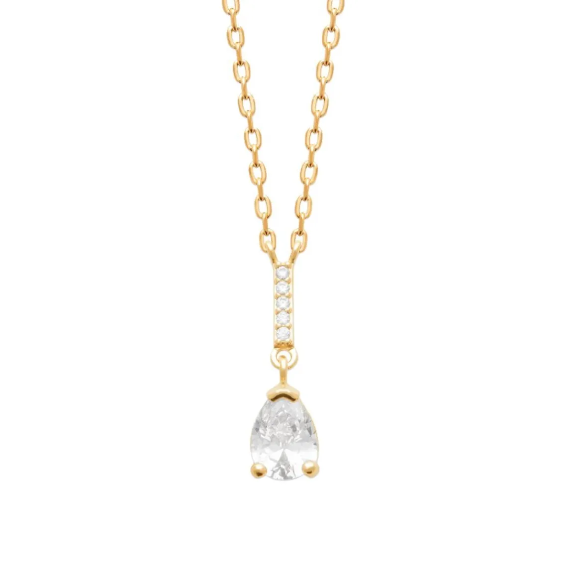 Maison de la Bijouterie Collier femme plaqué or pendentif oxyde UW3UWW45 | Femme Collier Et Pendentif