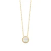 Maison de la Bijouterie Collier femme plaqué or pendentif nacré UW3Y0Z45 | Femme Collier Et Pendentif