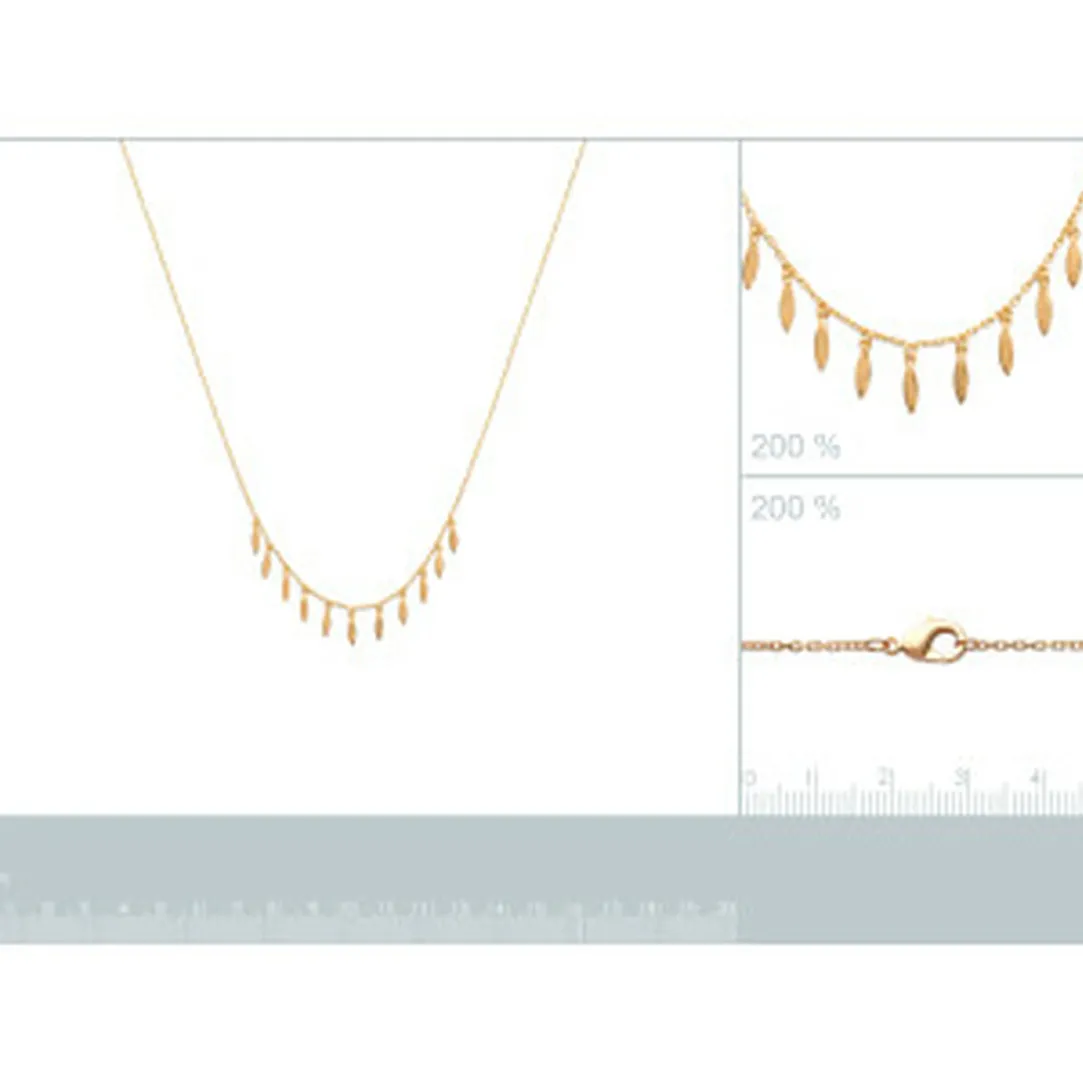 Maison de la Bijouterie Collier femme plaqué or - UYZ4U645 | Femme Collier Et Pendentif
