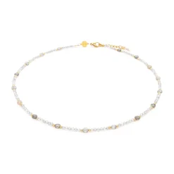 Sloya Collier Femme Paloma en pierres Labradorite | Femme Collier Et Pendentif