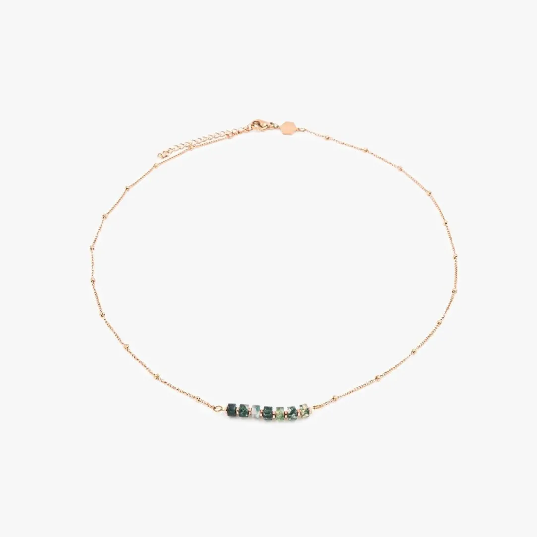 Sloya Collier Femme Piana Agate Aquatique | Femme Collier Et Pendentif