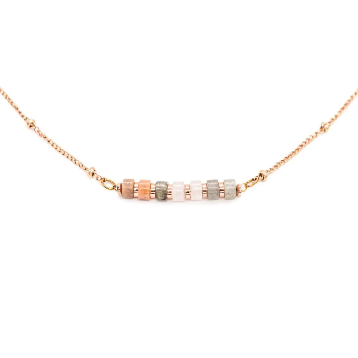 Sloya Collier Femme Piana en Pierres de lune | Femme Collier Et Pendentif