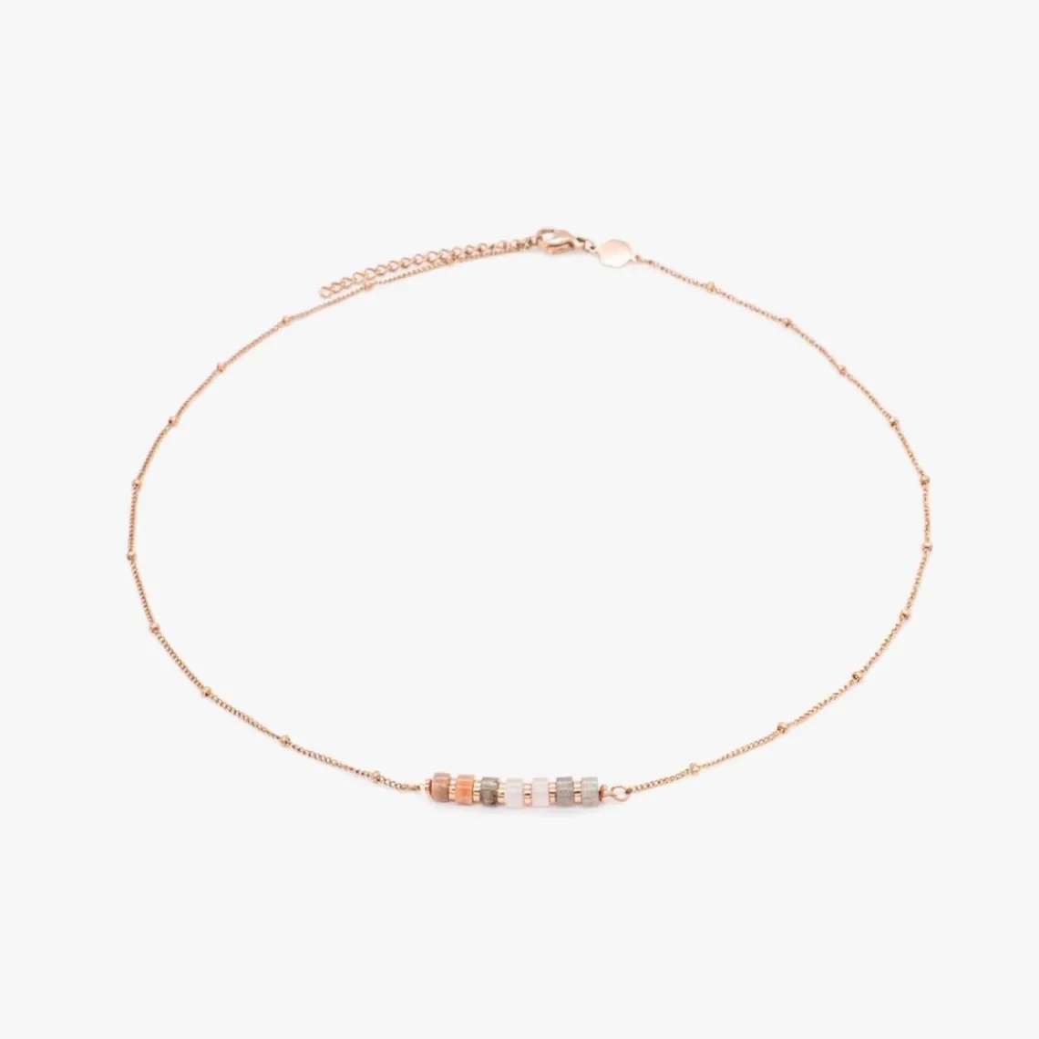 Sloya Collier Femme Piana en Pierres de lune | Femme Collier Et Pendentif