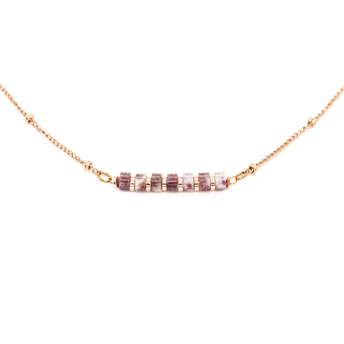 Sloya Collier Femme Piana en pierres Tourmaline | Femme Collier Et Pendentif