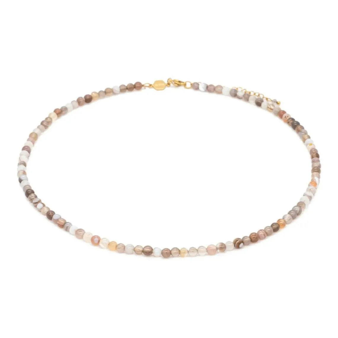 Sloya Collier Femme Serena Agate Botswana | Femme Collier Et Pendentif