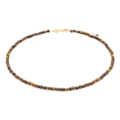 Sloya Collier Femme Serena Oeil de Tigre | Femme Collier Et Pendentif