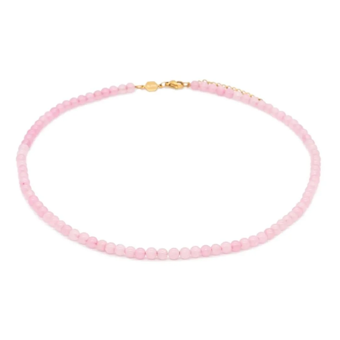 Sloya Collier Femme Serena Quartz Rose | Femme Collier Et Pendentif
