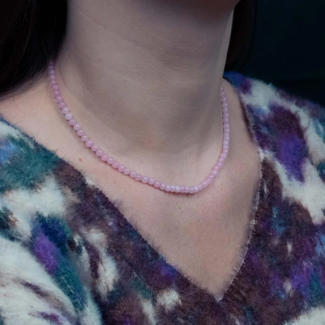 Sloya Collier Femme Serena Quartz Rose | Femme Collier Et Pendentif
