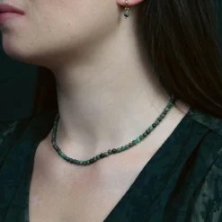 Sloya Collier Femme Serena Turquoise Africain | Femme Collier Et Pendentif