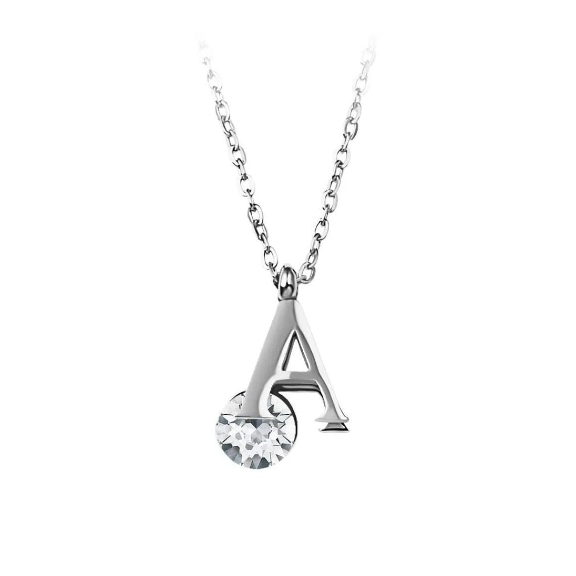 So Charm Bijoux Collier Femme So Charm - B1498-A - Collier Initiale Argenté | Femme Collier Et Pendentif