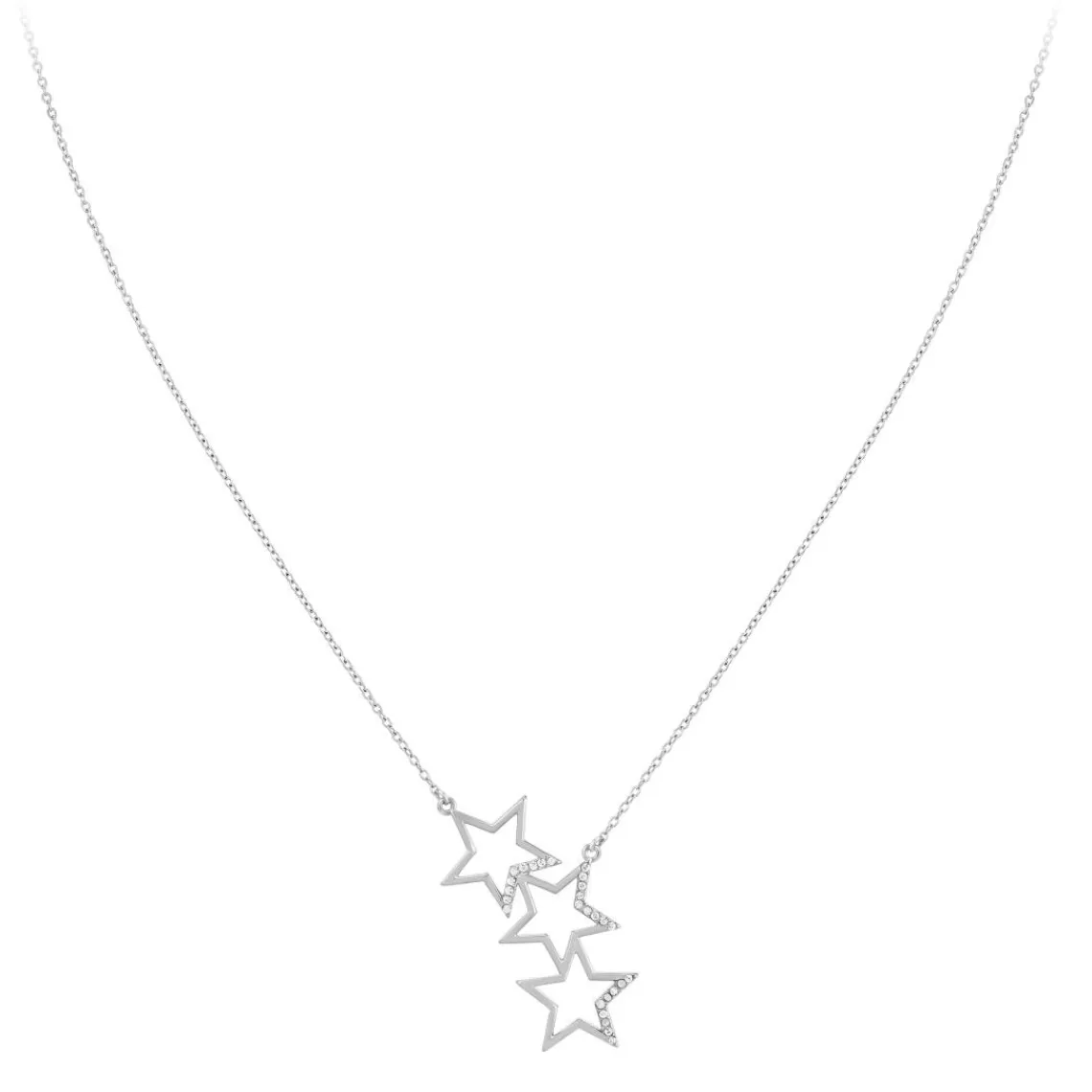So Charm Bijoux Collier Femme So Charm - B3175-ARGENT - Collier Étoile Argenté | Femme Collier Et Pendentif
