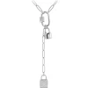 So Charm Bijoux Collier Femme So Charm - B3031-ARGENT - Collier Cadenas Argenté | Femme Collier Et Pendentif