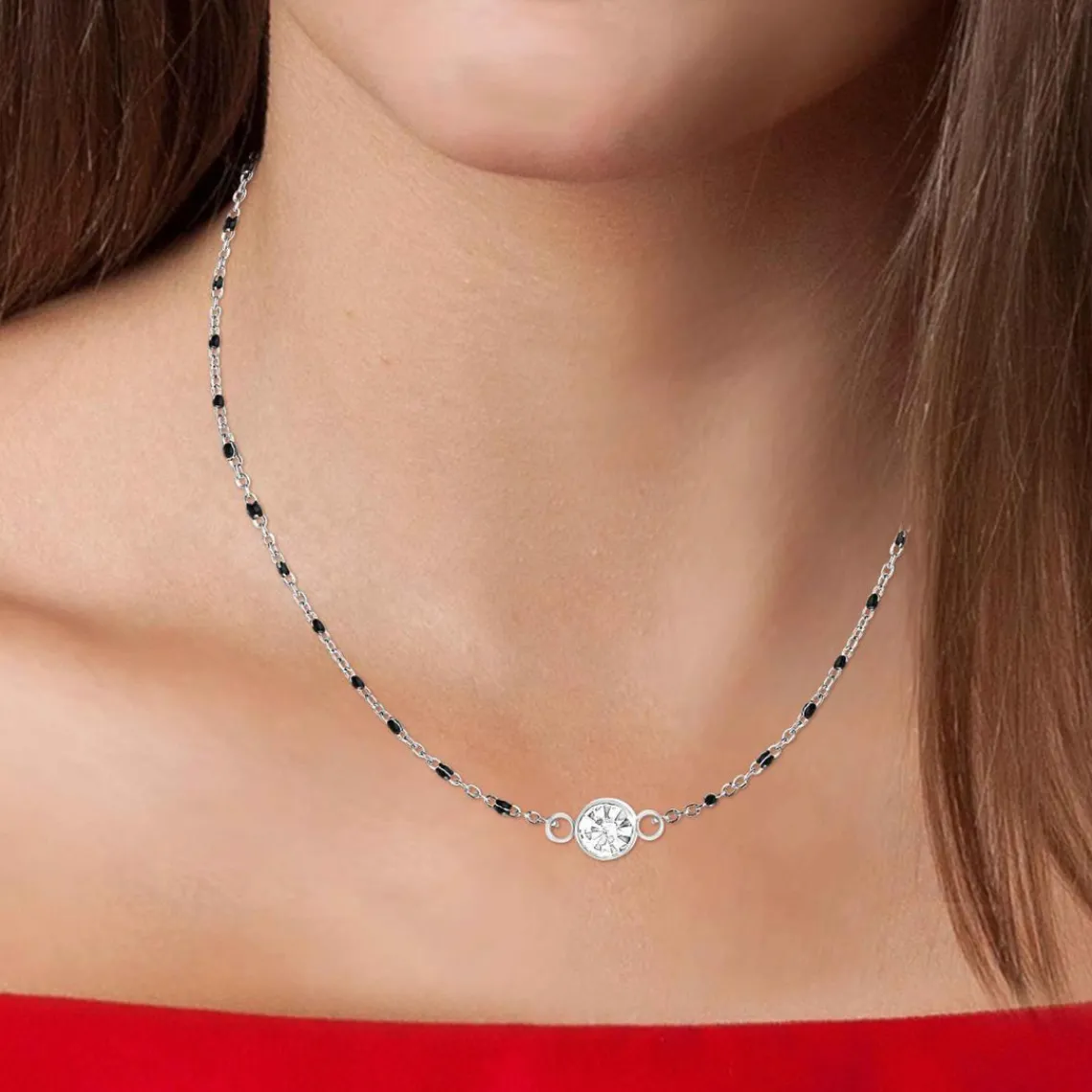 So Charm Bijoux Collier femme So Charm - B2405-ARGENT Acier Argent | Femme Collier Et Pendentif