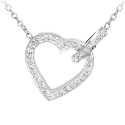So Charm Bijoux Collier Femme So Charm - B2939-ARGENT - Collier Coeur Argenté | Femme Collier Et Pendentif