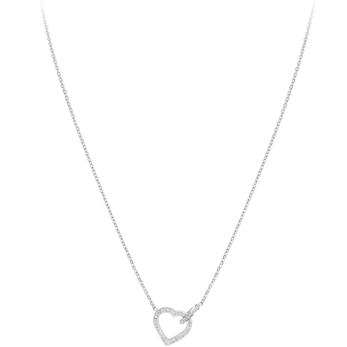 So Charm Bijoux Collier Femme So Charm - B2939-ARGENT - Collier Coeur Argenté | Femme Collier Et Pendentif