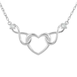 So Charm Bijoux Collier Femme So Charm - B4190-ARGENT - Collier Coeur Argenté | Femme Collier Et Pendentif