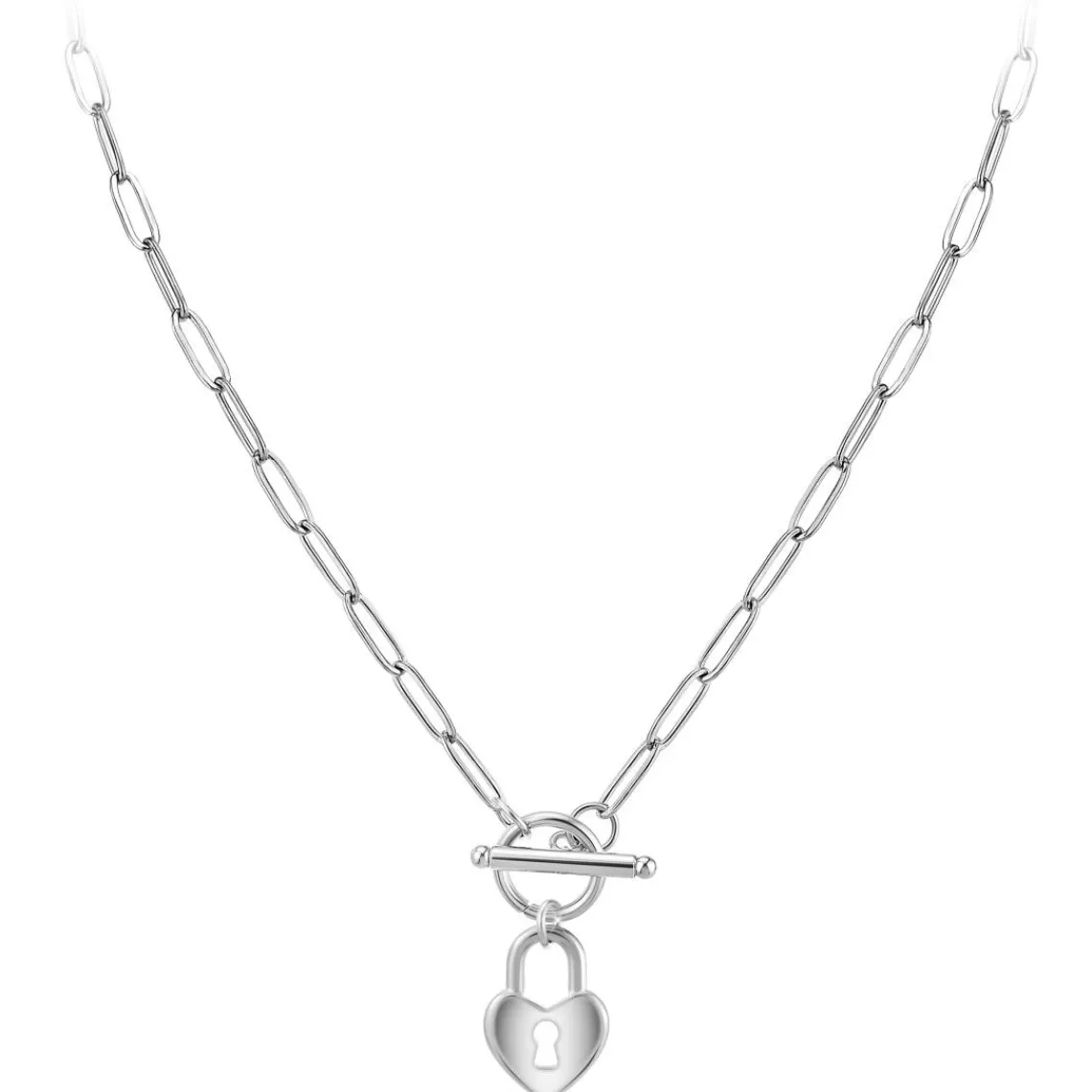 So Charm Bijoux Collier Femme So Charm - B3230-ARGENT - Collier Coeur Argenté | Femme Collier Et Pendentif