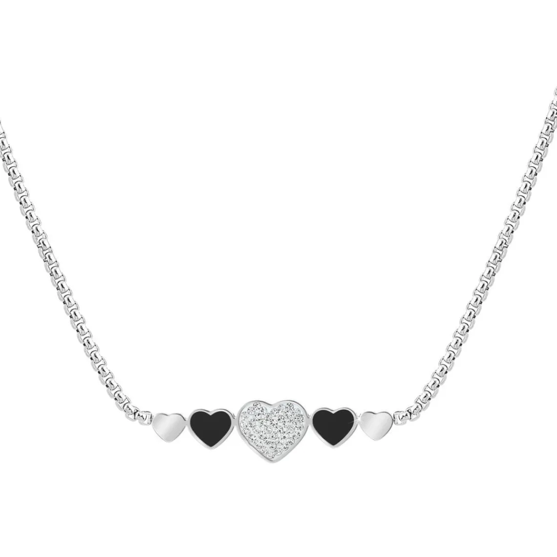 So Charm Bijoux Collier Femme So Charm - B2935-ARGENT-COLLIER - Collier Coeur Argenté | Femme Collier Et Pendentif