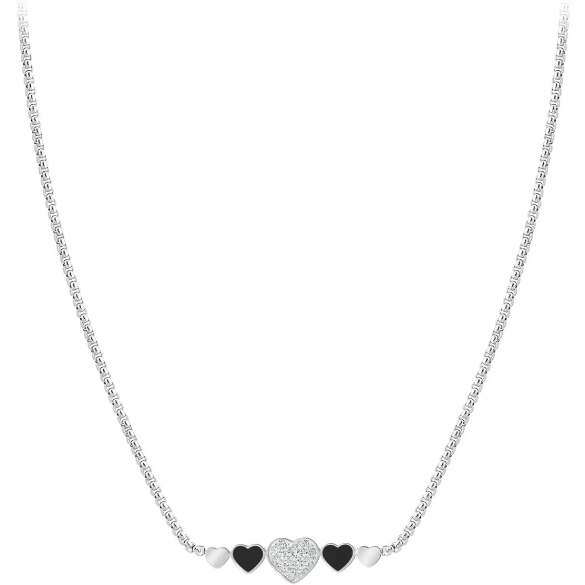 So Charm Bijoux Collier Femme So Charm - B2935-ARGENT-COLLIER - Collier Coeur Argenté | Femme Collier Et Pendentif