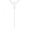 So Charm Bijoux Collier Femme So Charm - B2276-ARGENT+B2382-ARGENT-10001-CRYS - Collier Mode Argenté | Femme Collier Et Pendentif