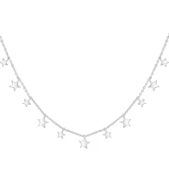So Charm Bijoux Collier Femme So Charm - B2263-ARGENT - Collier Étoile Argenté | Femme Collier Et Pendentif