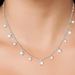 So Charm Bijoux Collier Femme So Charm - B2263-ARGENT - Collier Étoile Argenté | Femme Collier Et Pendentif