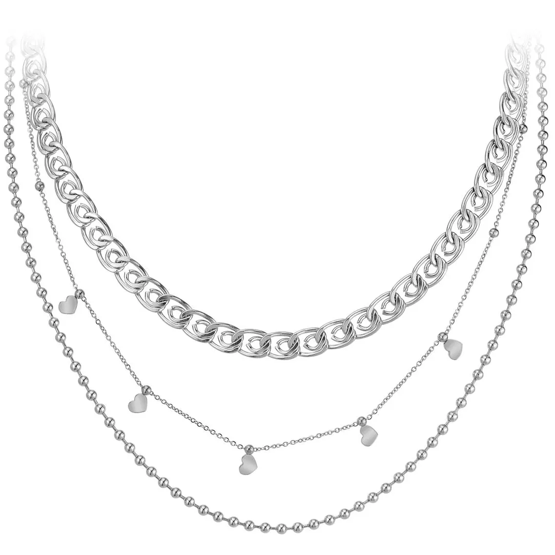 So Charm Bijoux Collier Femme So Charm - B3172-ARGENT - Collier Mode Argenté | Femme Collier Et Pendentif