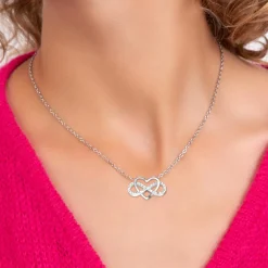 So Charm Bijoux Collier Femme So Charm - B2845-ARGENT - Collier Infini Argenté | Femme Collier Et Pendentif
