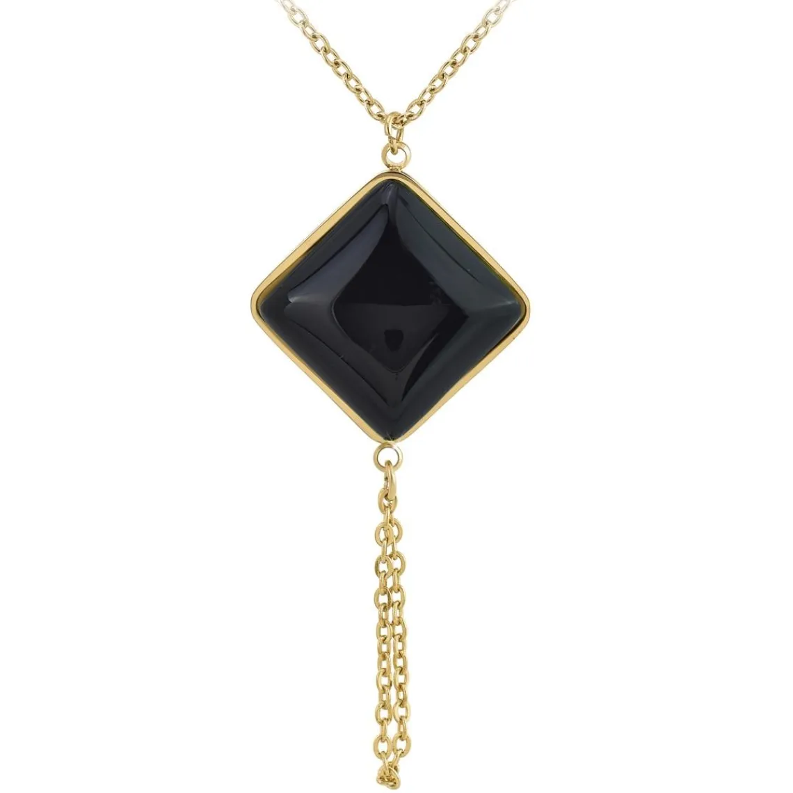 So Charm Bijoux Collier Femme So Charm - B3040-BLACK - Collier Mode Doré | Femme Collier Et Pendentif
