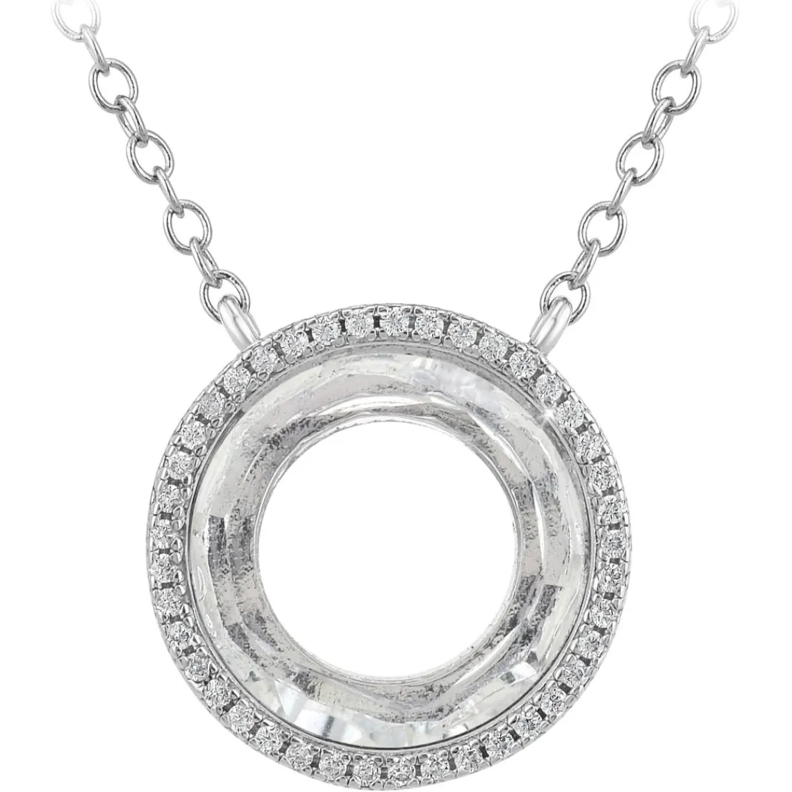 So Charm Bijoux Collier Femme So Charm - B4234-BLANC - Collier Mode Argenté | Femme Collier Et Pendentif