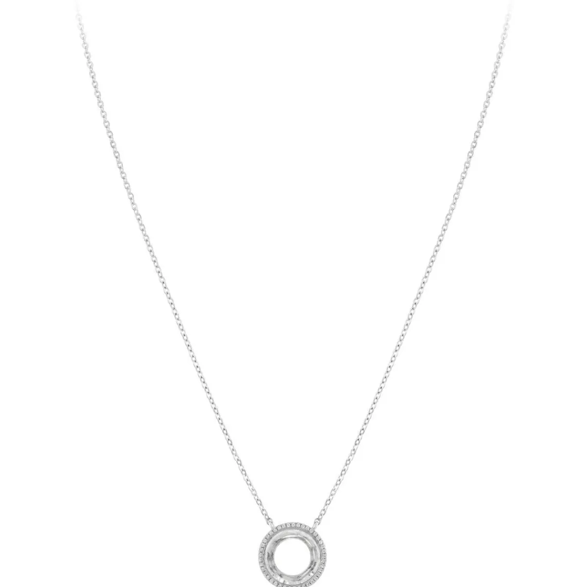 So Charm Bijoux Collier Femme So Charm - B4234-BLANC - Collier Mode Argenté | Femme Collier Et Pendentif