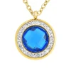 So Charm Bijoux Collier Femme So Charm - B2126-BLEU - Collier Mode Doré | Femme Collier Et Pendentif