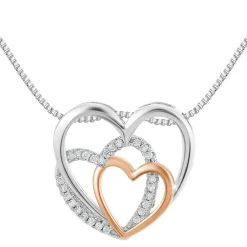 So Charm Bijoux Collier Femme So Charm - B3297 - Collier Coeur Argenté | Femme Collier Et Pendentif