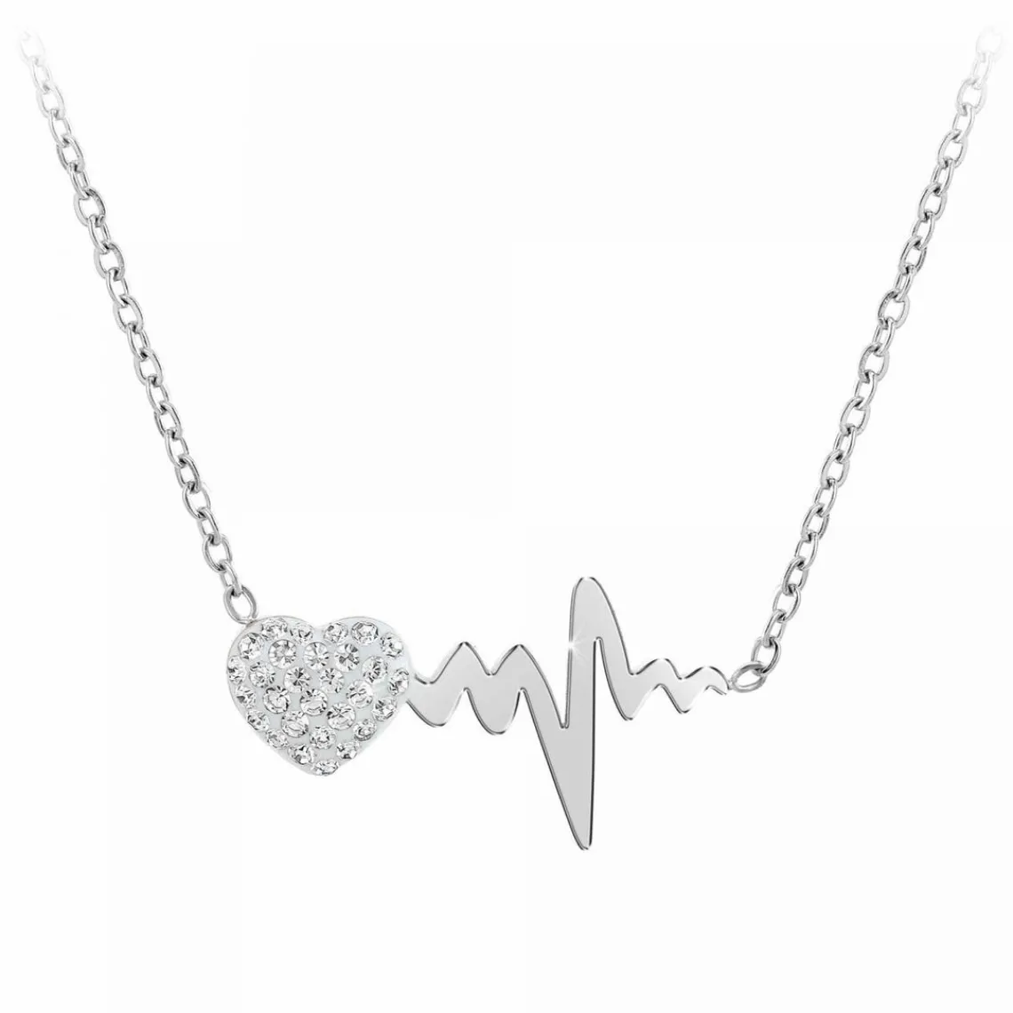 So Charm Bijoux Collier femme So Charm - B2757-COLLIER-ARGENT Acier Argent | Femme Collier Et Pendentif